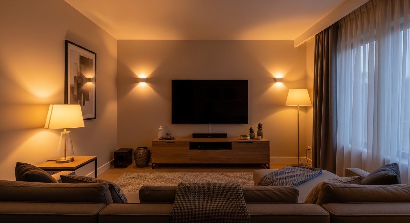 Cozy Media Room